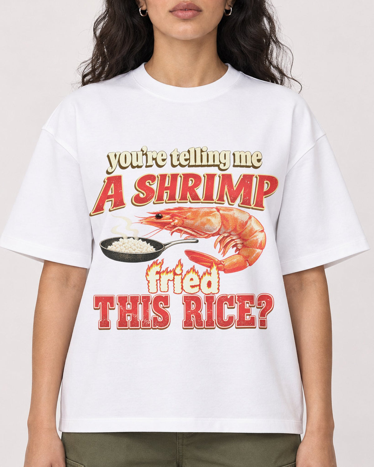 Mockup Boxy Heavyweight Tee White female close-up 07