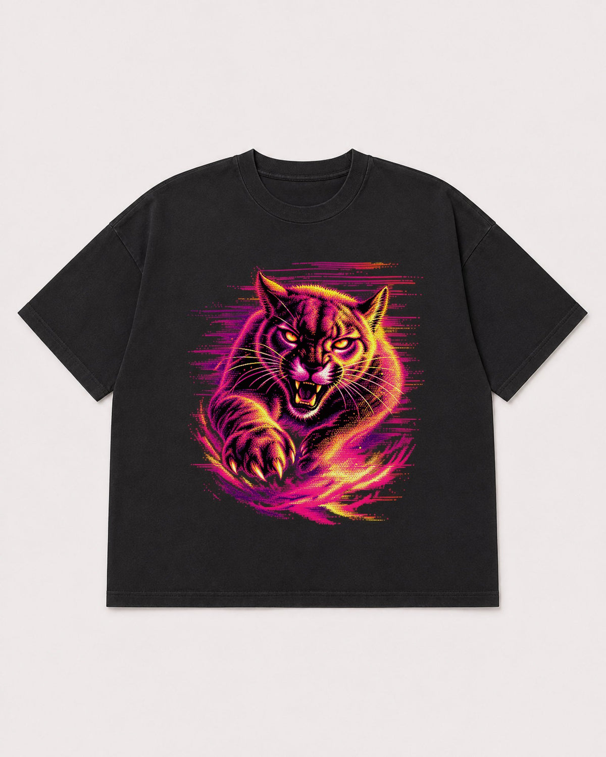 Mockup Boxy Heavyweight Tee Black product
