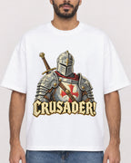 Mockup Boxy Heavyweight Tee White male close-up 07