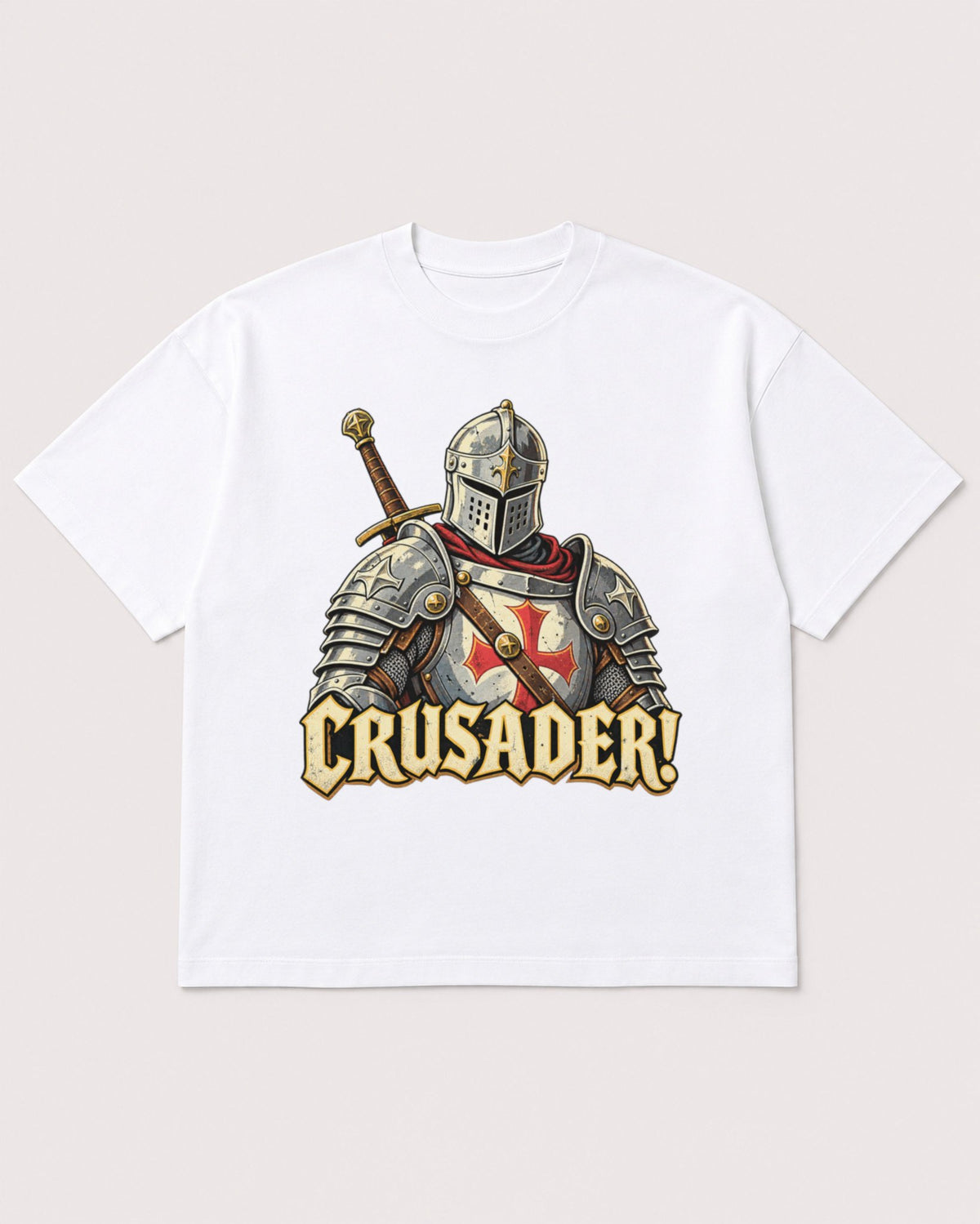 Mockup Boxy Heavyweight Tee White product