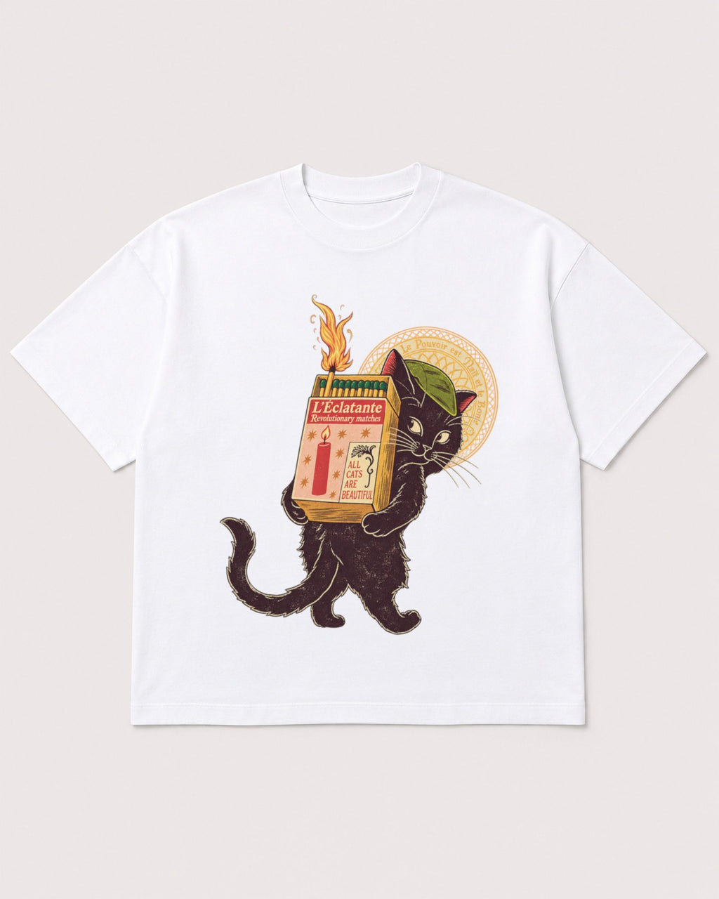 Mockup Boxy Heavyweight Tee White product