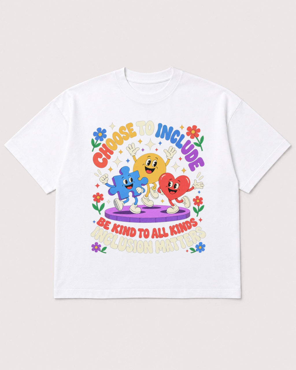 Mockup Boxy Heavyweight Tee White product