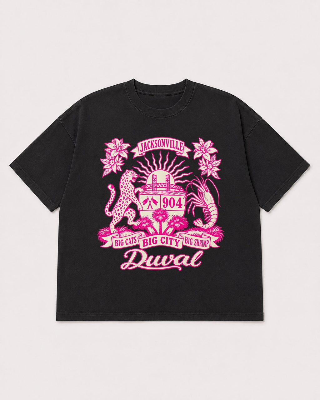 Mockup Boxy Heavyweight Tee Black product