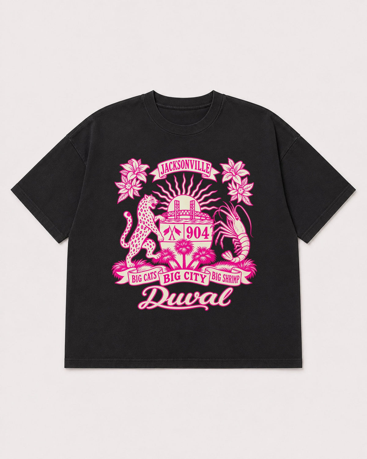 Mockup Boxy Heavyweight Tee Black product