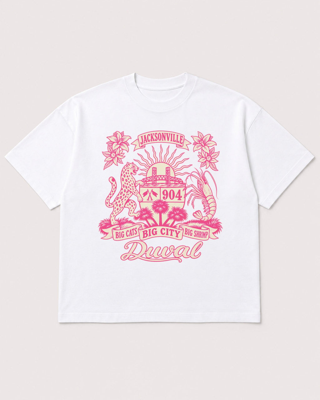 Mockup Boxy Heavyweight Tee White product