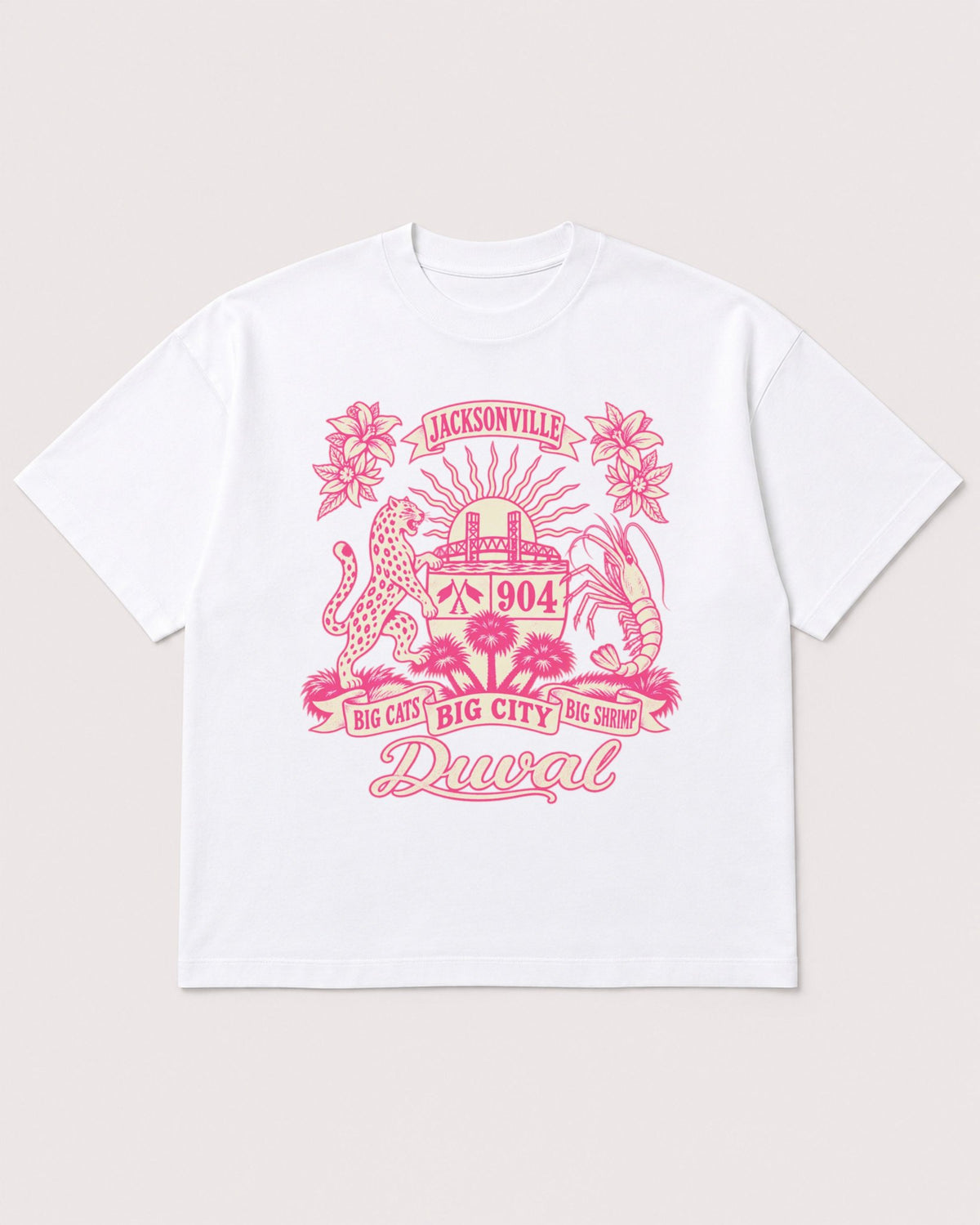 Mockup Boxy Heavyweight Tee White product