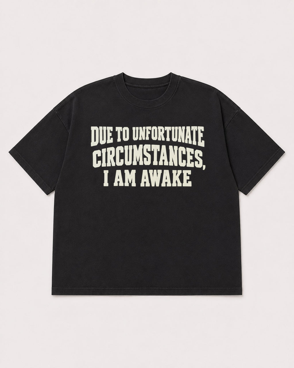 Mockup Boxy Heavyweight Tee Black product