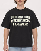 Mockup Boxy Heavyweight Tee Black male close-up 09