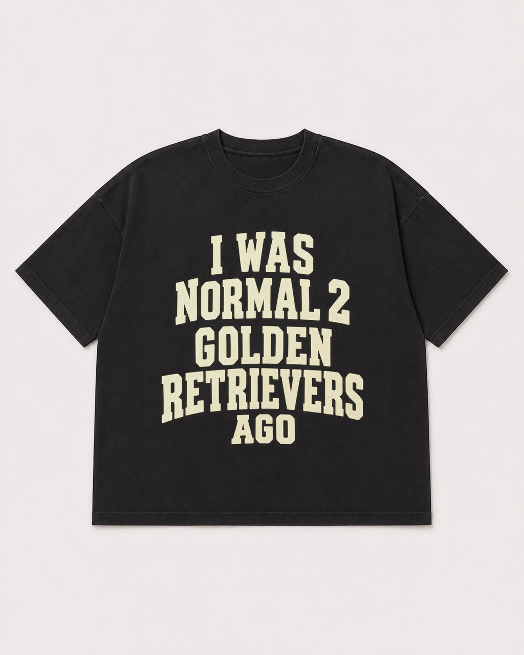 Mockup Boxy Heavyweight Tee Black product