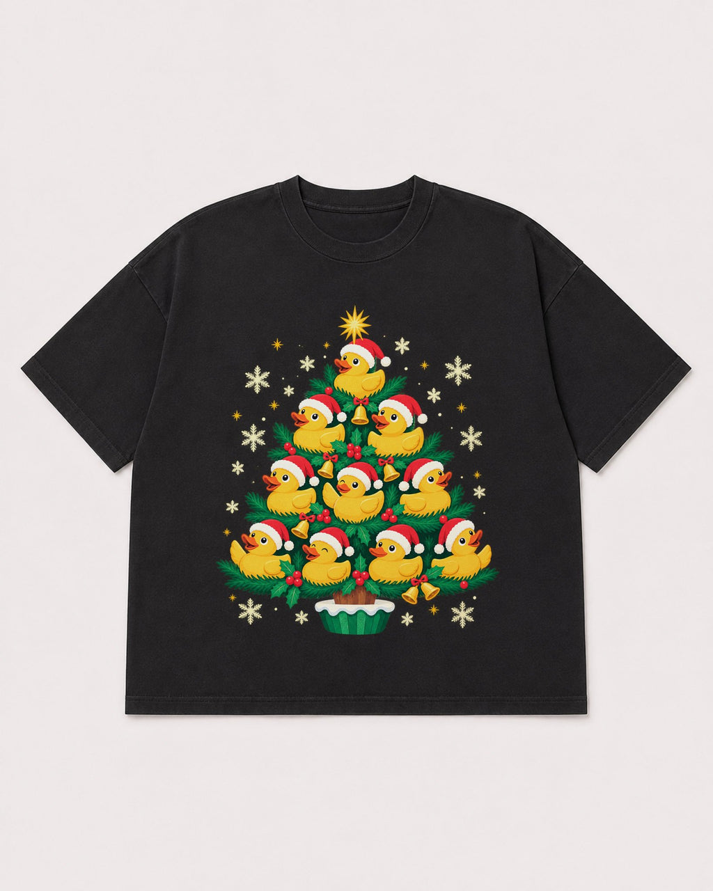 Mockup Boxy Heavyweight Tee Black product