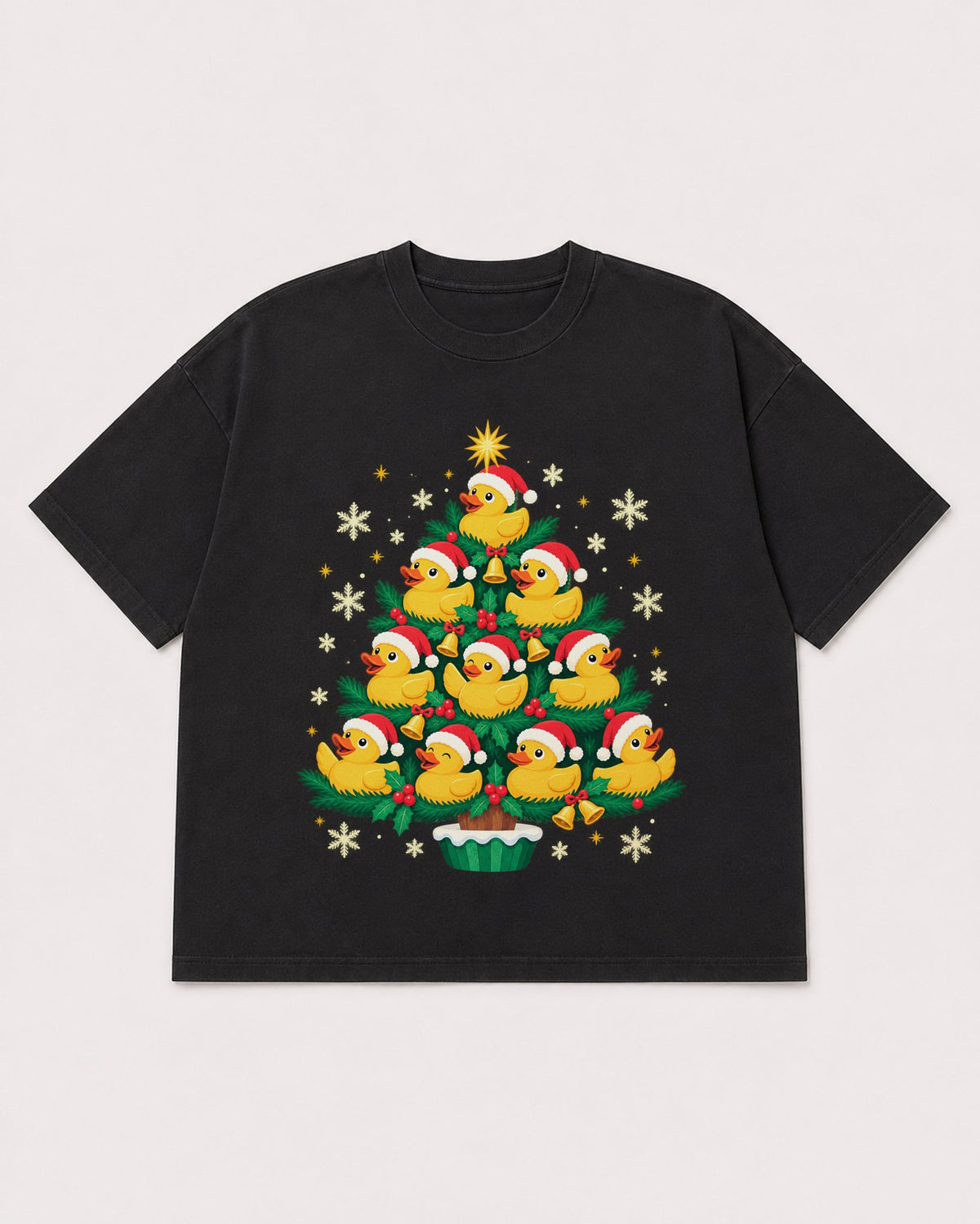Mockup Boxy Heavyweight Tee Black product