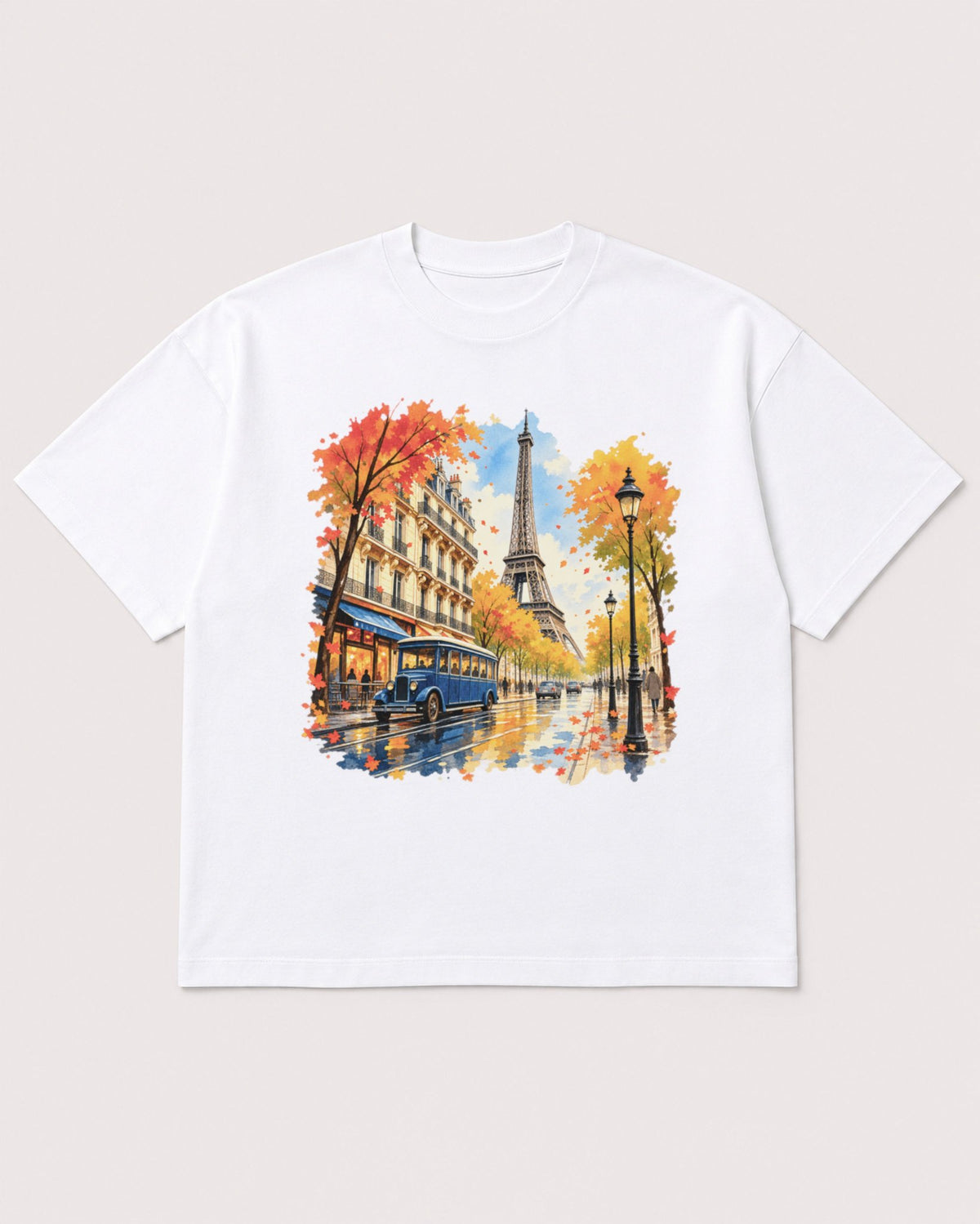 Mockup Boxy Heavyweight Tee White product
