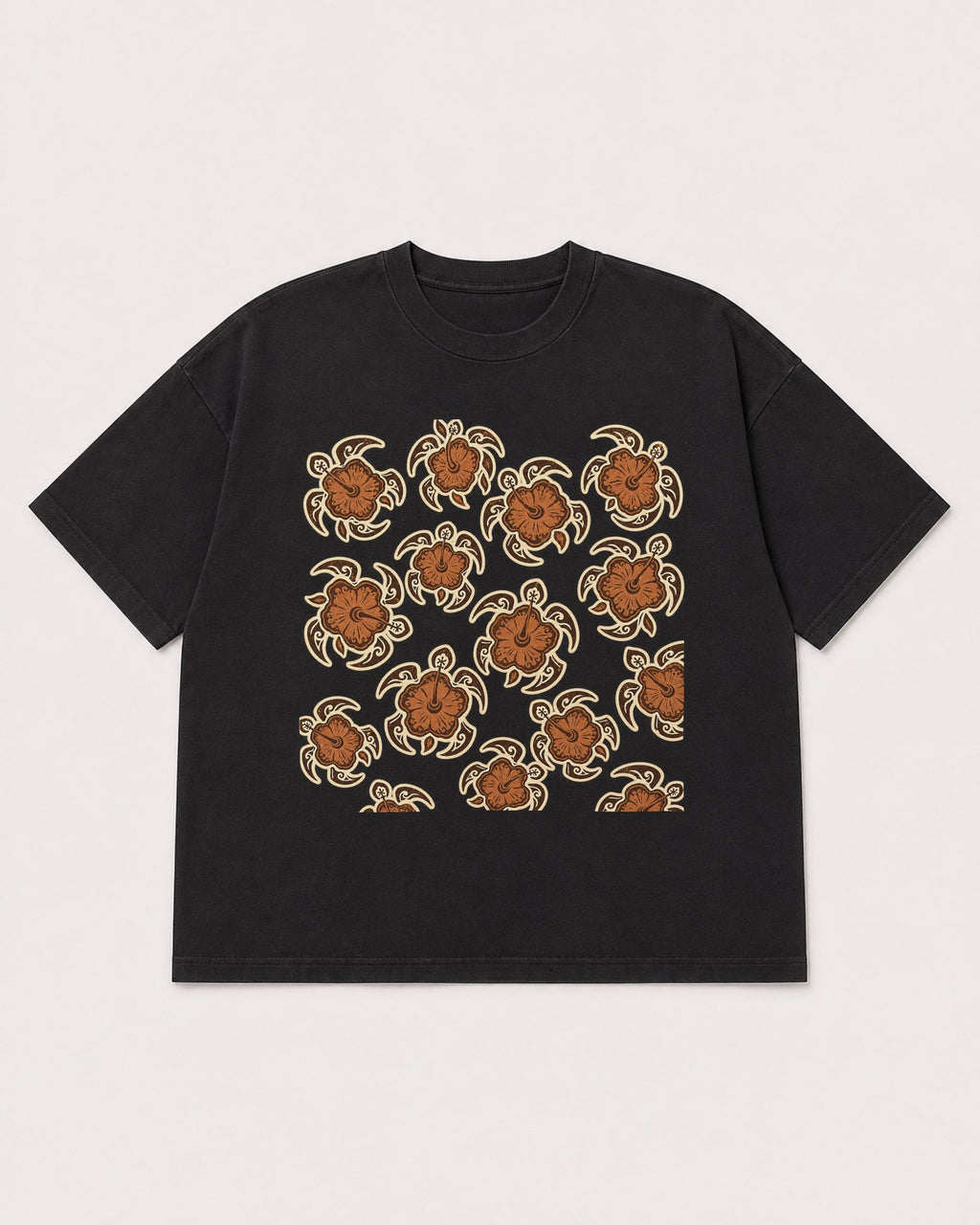 Mockup Boxy Heavyweight Tee Black product