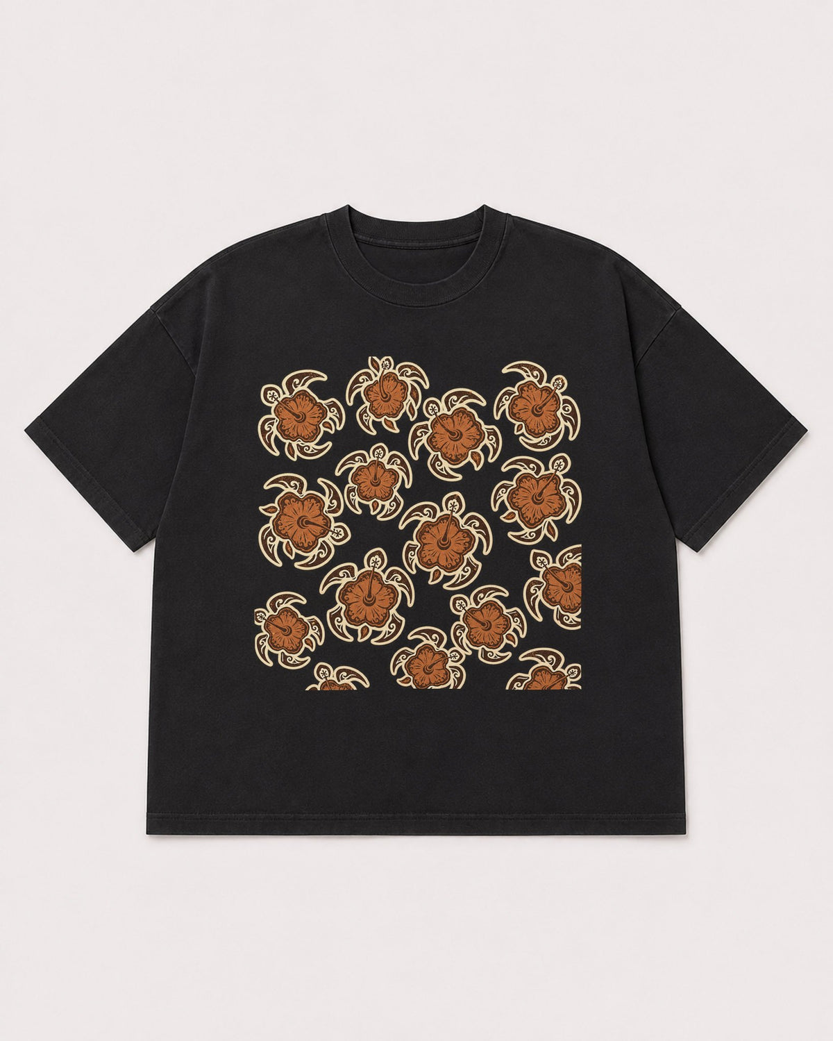 Mockup Boxy Heavyweight Tee Black product