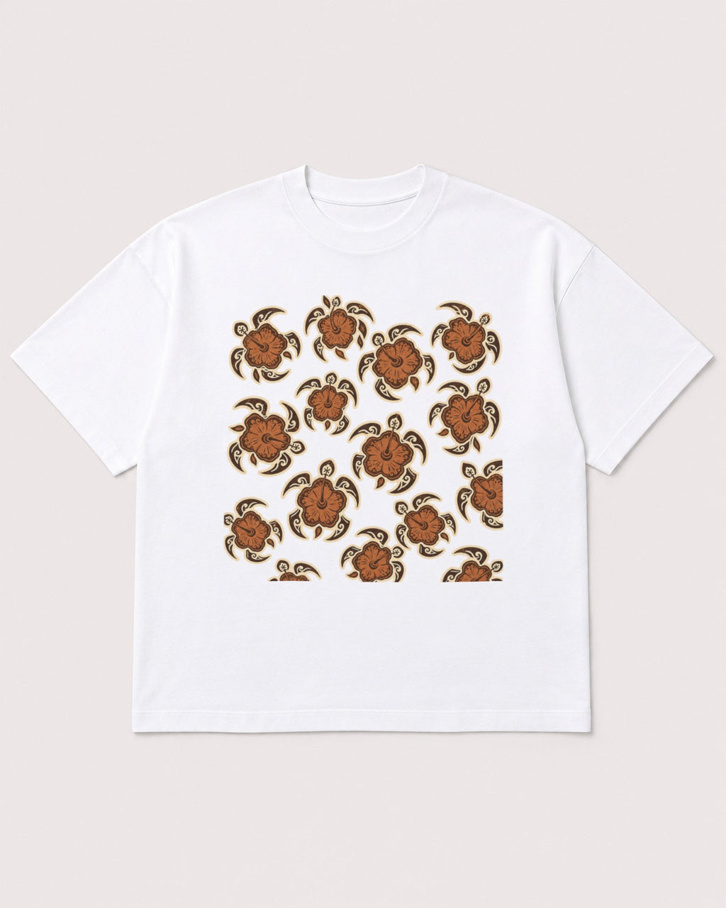 Mockup Boxy Heavyweight Tee White product