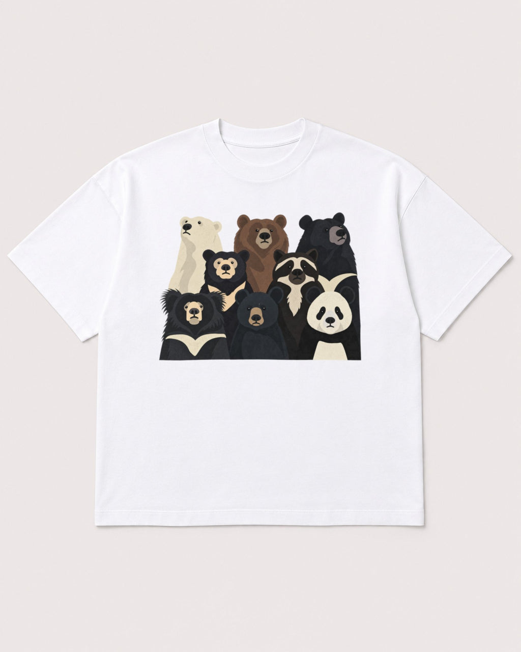 Mockup Boxy Heavyweight Tee White product