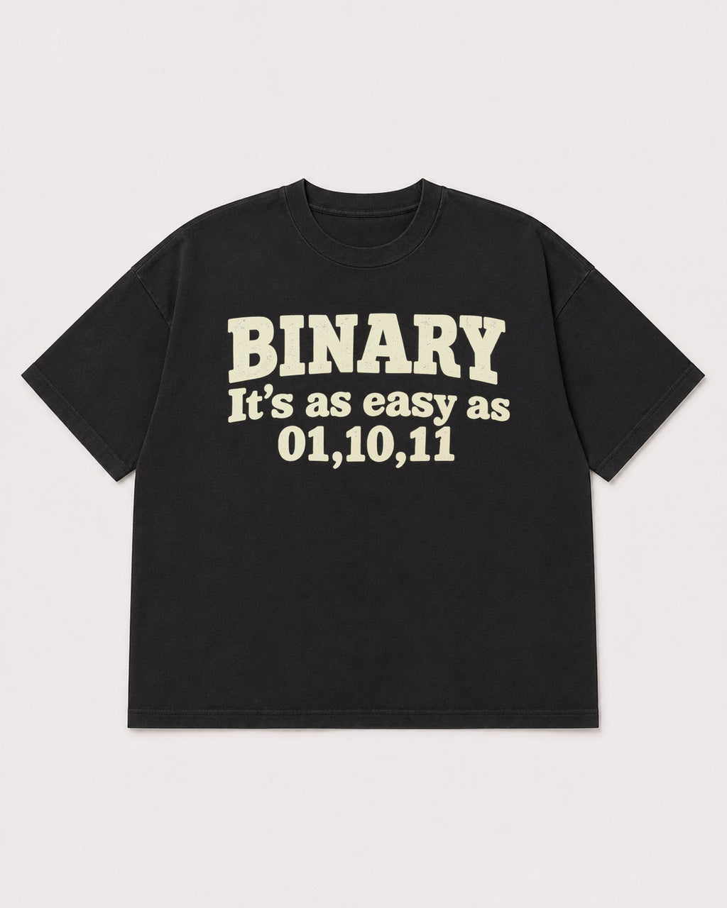 Mockup Boxy Heavyweight Tee Black product
