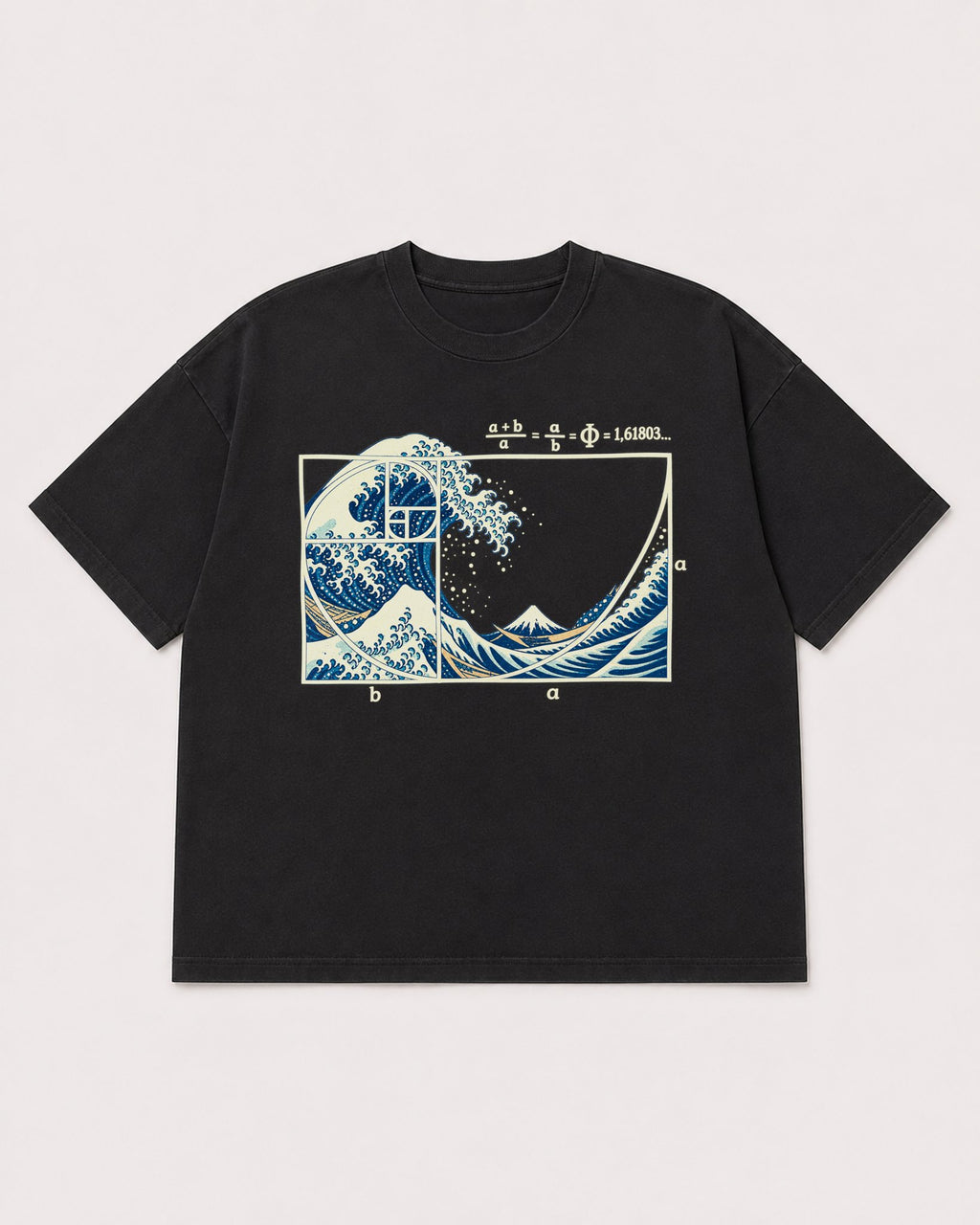 Mockup Boxy Heavyweight Tee Black product