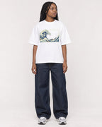 Mockup Boxy Heavyweight Tee White female full-body 04