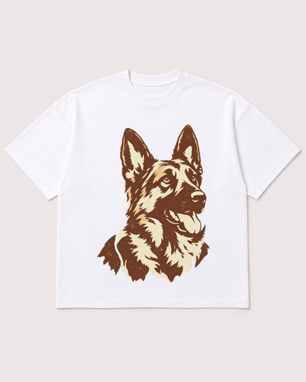 Mockup Boxy Heavyweight Tee White product