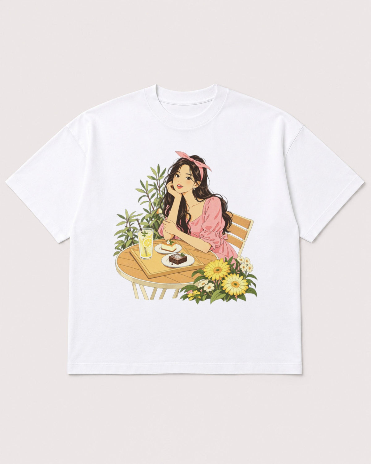 Mockup Boxy Heavyweight Tee White product