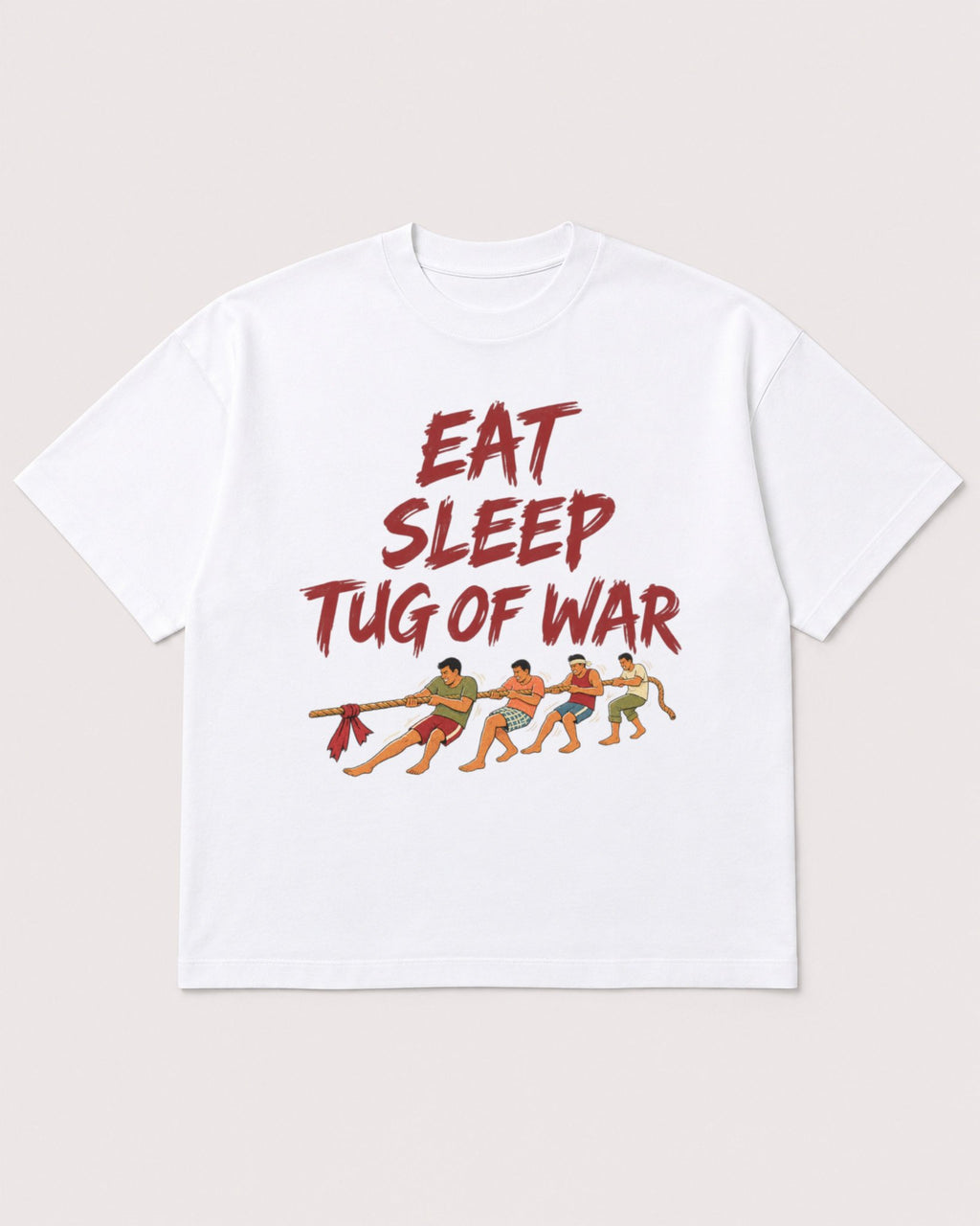 Mockup Boxy Heavyweight Tee White product