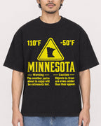 Mockup Boxy Heavyweight Tee Black male close-up 02