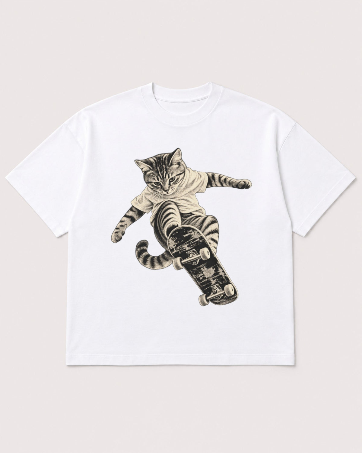Mockup Boxy Heavyweight Tee White product