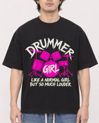 Mockup Boxy Heavyweight Tee Black male close-up 03