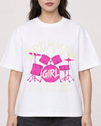 Mockup Boxy Heavyweight Tee White female close-up 03