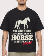 Mockup Boxy Heavyweight Tee Black male close-up 12