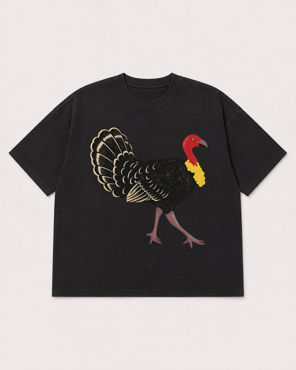 Mockup Boxy Heavyweight Tee Black product