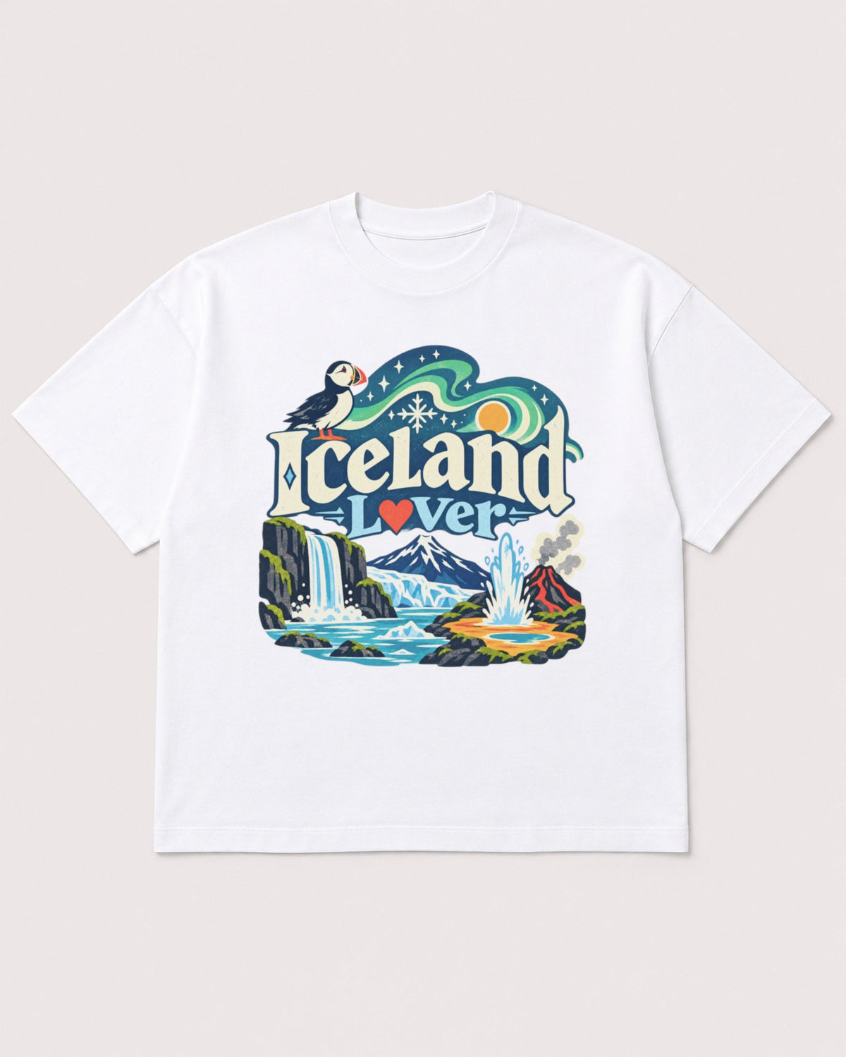 Mockup Boxy Heavyweight Tee White product