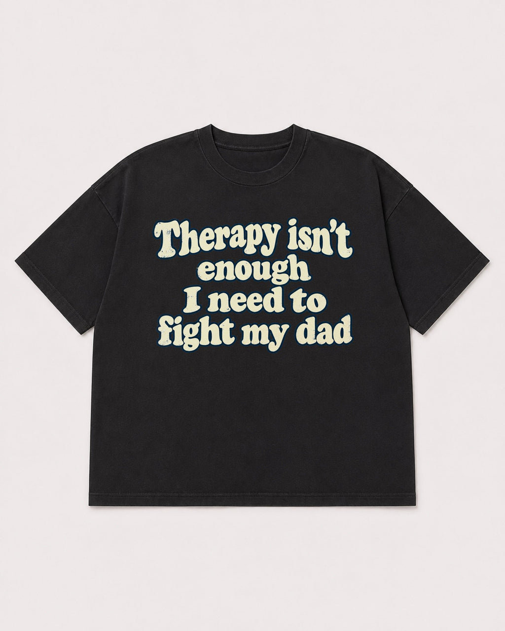 Mockup Boxy Heavyweight Tee Black product