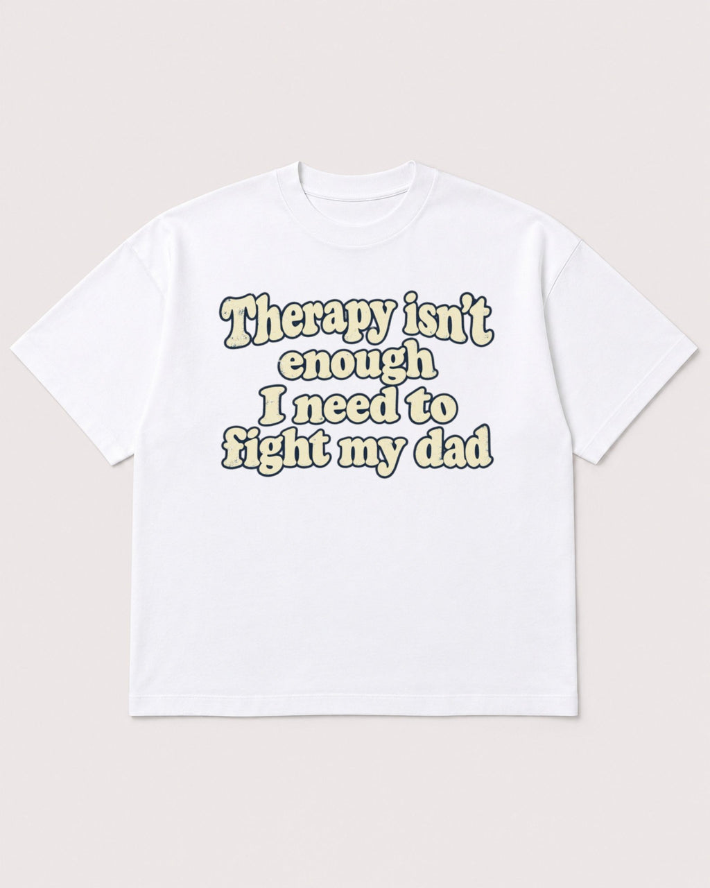 Mockup Boxy Heavyweight Tee White product