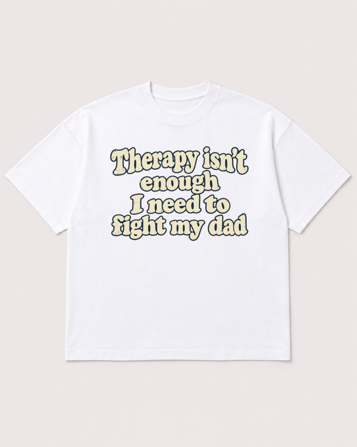 Mockup Boxy Heavyweight Tee White product