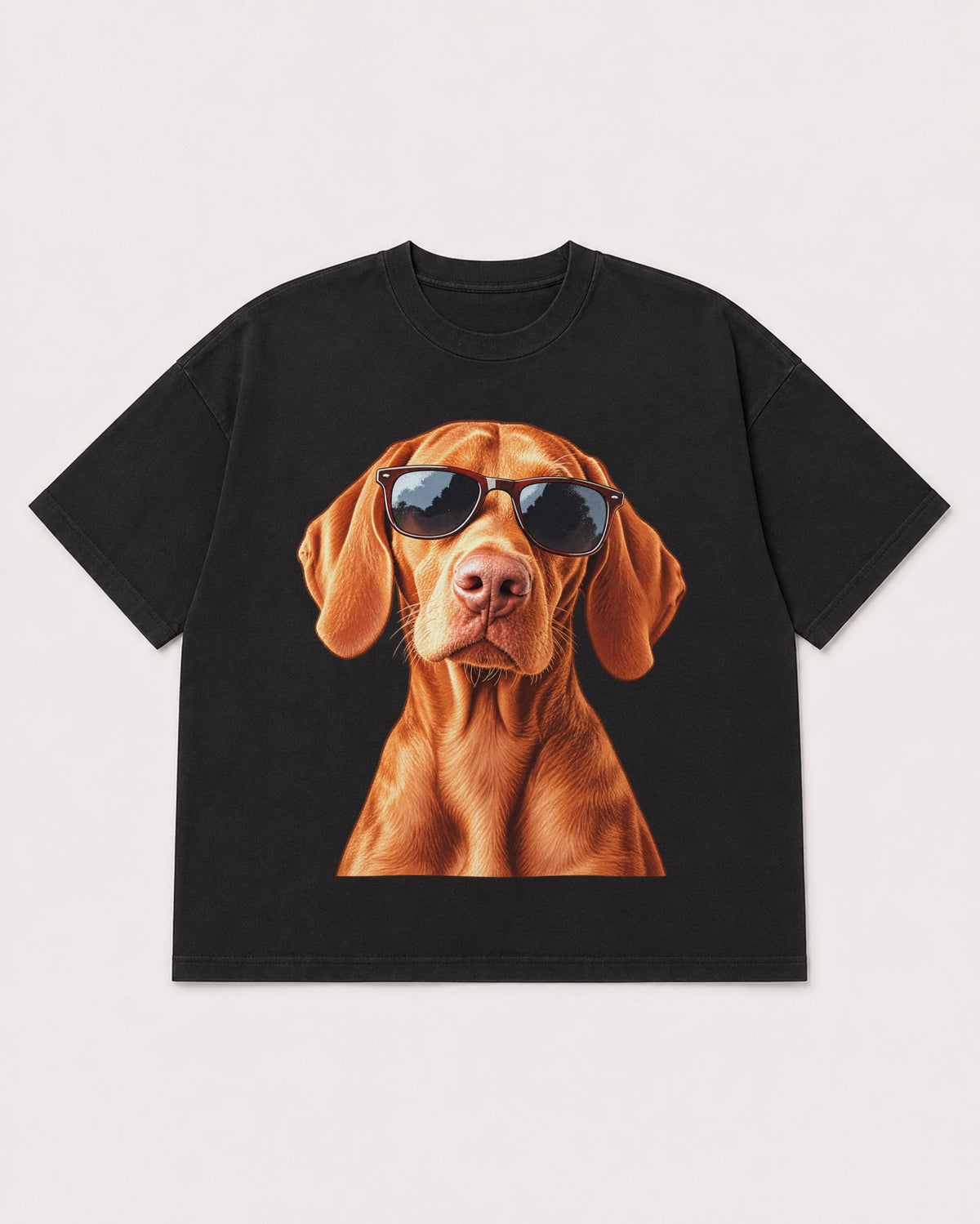 Mockup Boxy Heavyweight Tee Black product