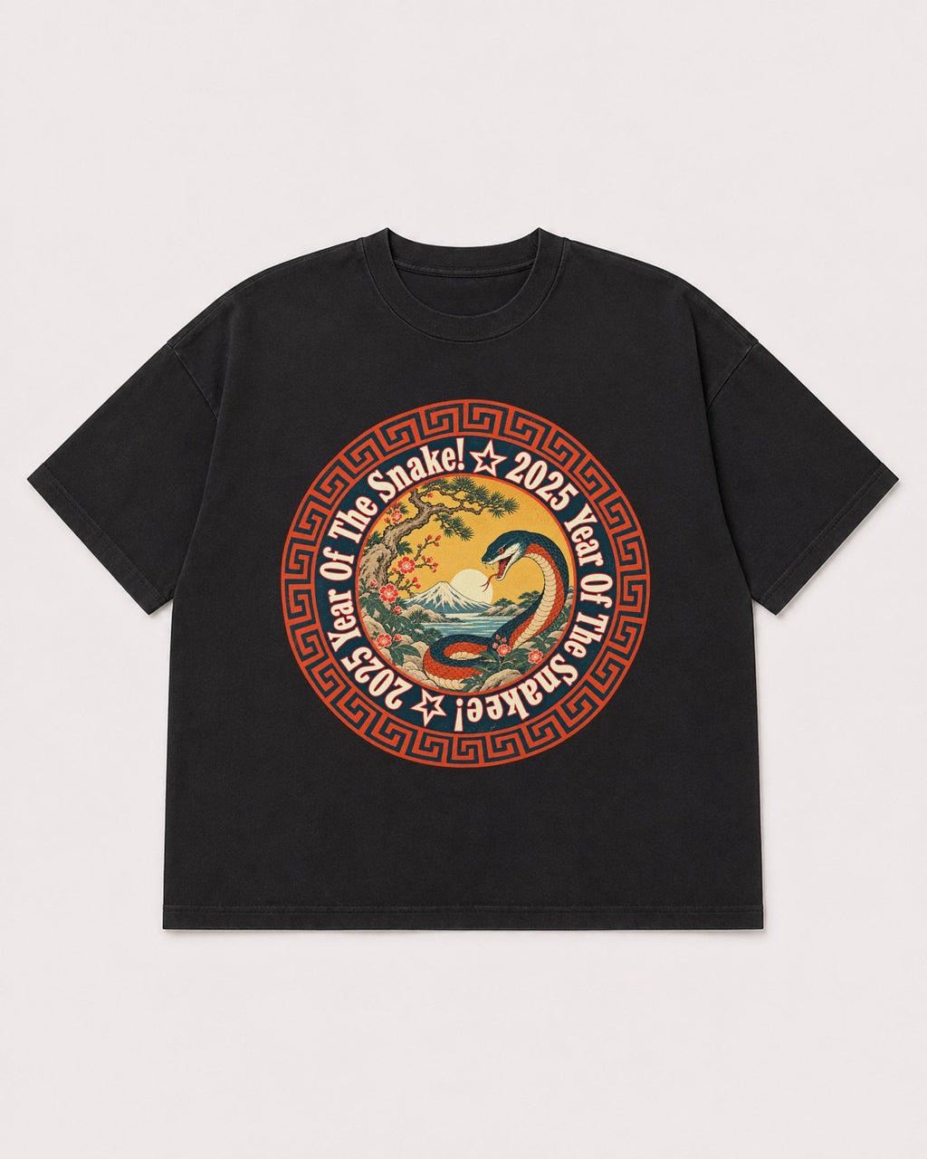 Mockup Boxy Heavyweight Tee Black product