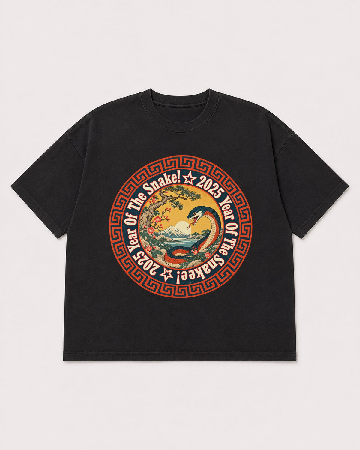 Mockup Boxy Heavyweight Tee Black product