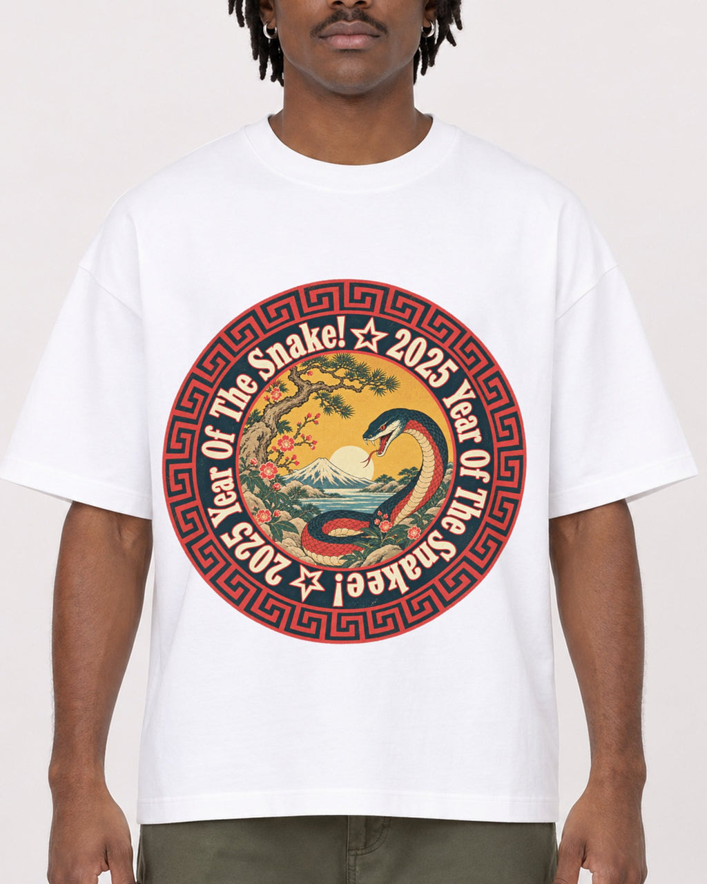 Mockup Boxy Heavyweight Tee White male close-up 04
