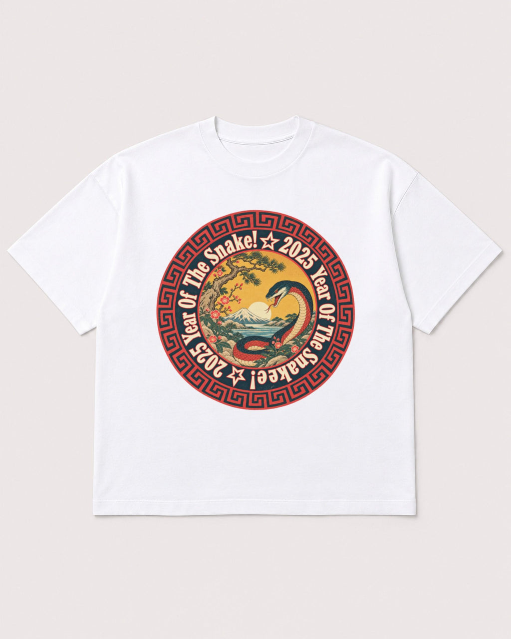 Mockup Boxy Heavyweight Tee White product