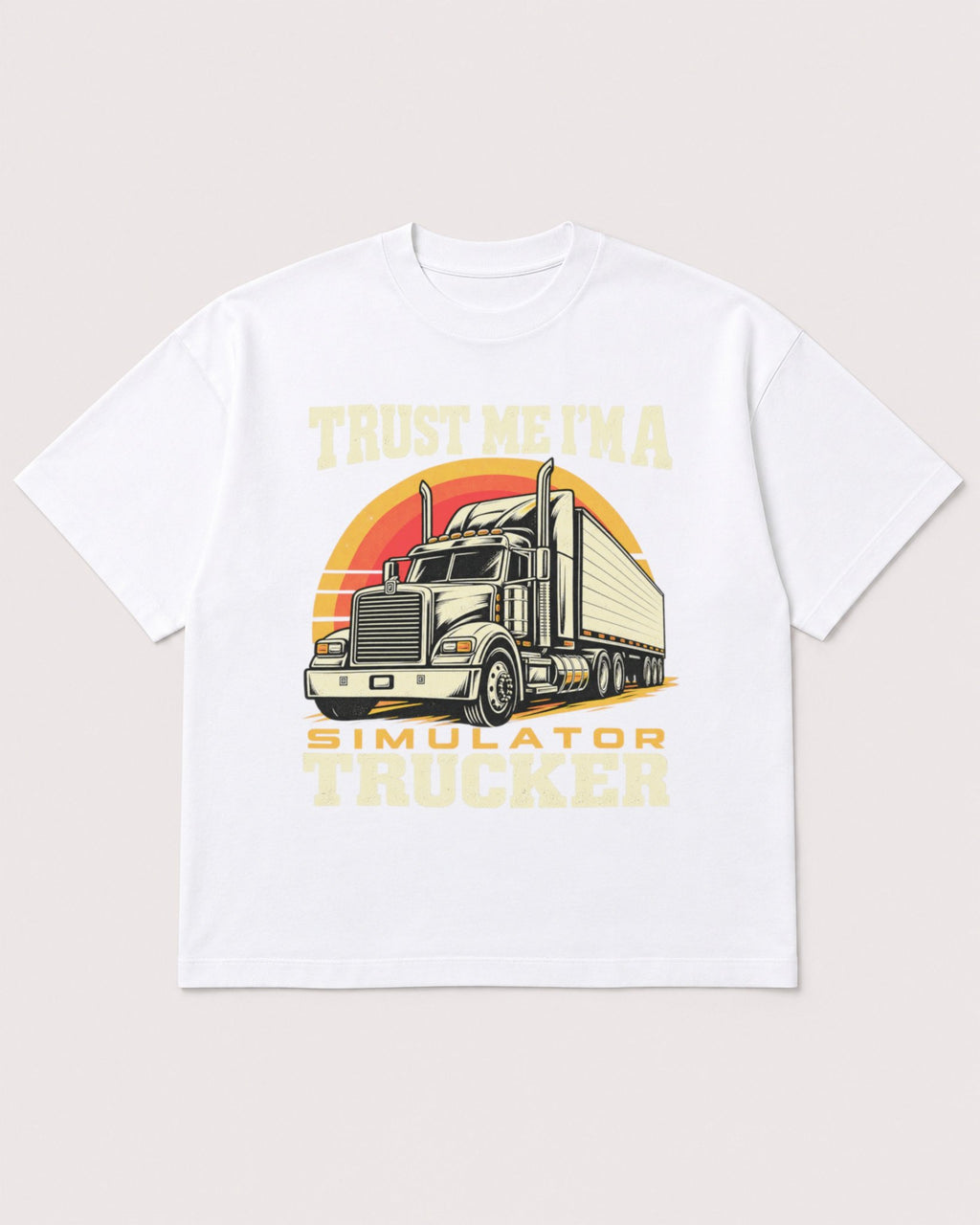 Mockup Boxy Heavyweight Tee White product