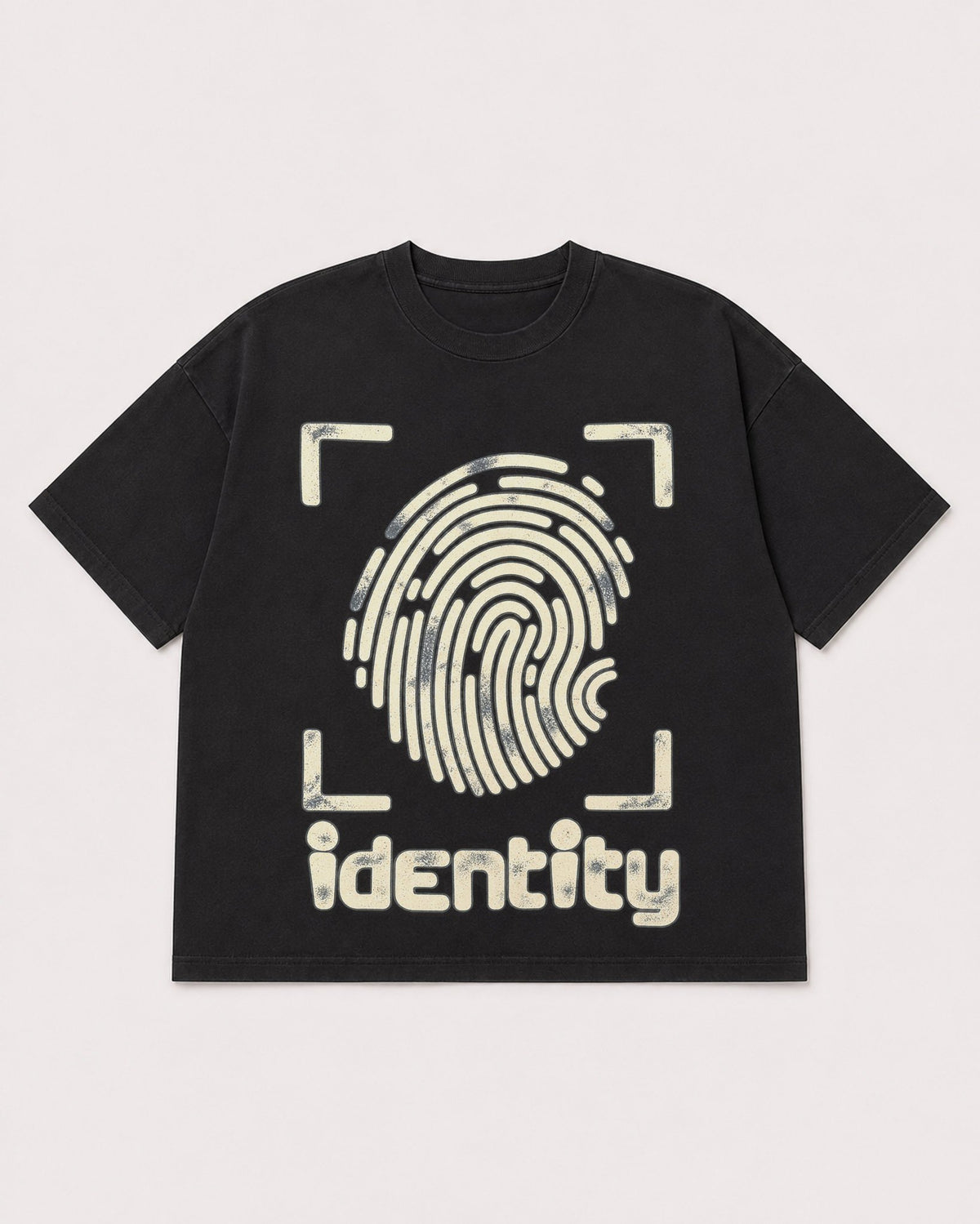 Mockup Boxy Heavyweight Tee Black product
