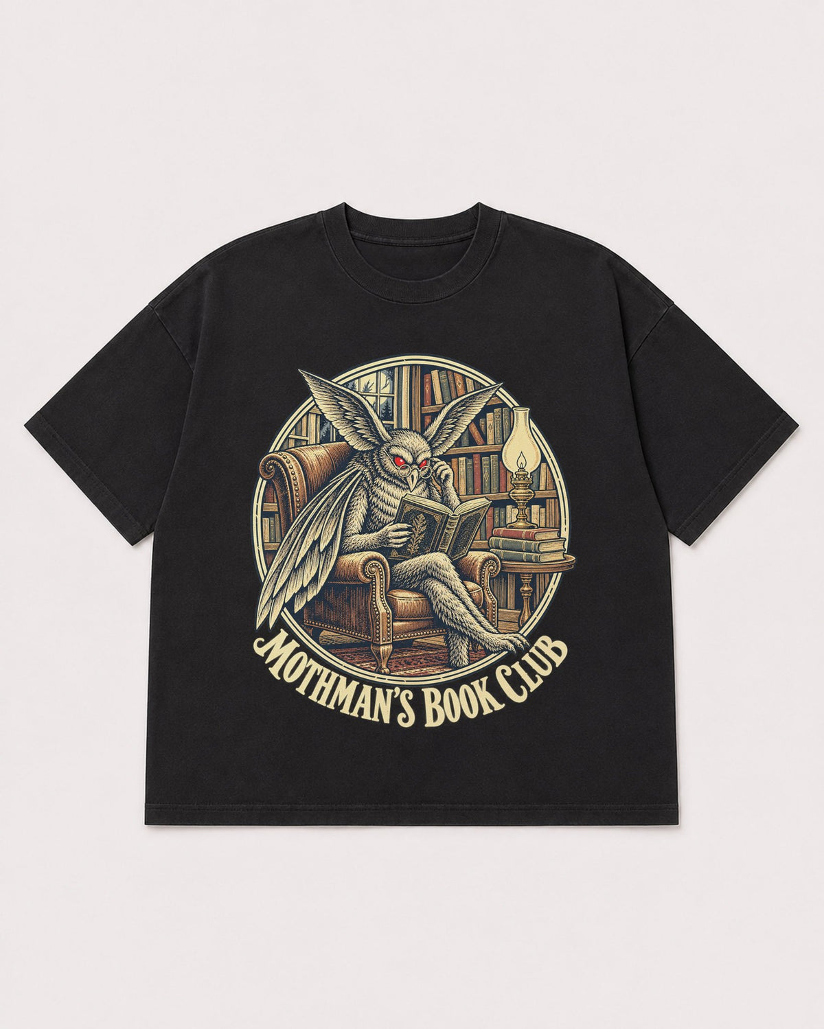 Mockup Boxy Heavyweight Tee Black product
