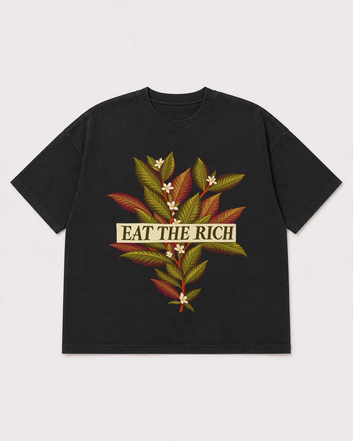 Mockup Boxy Heavyweight Tee Black product