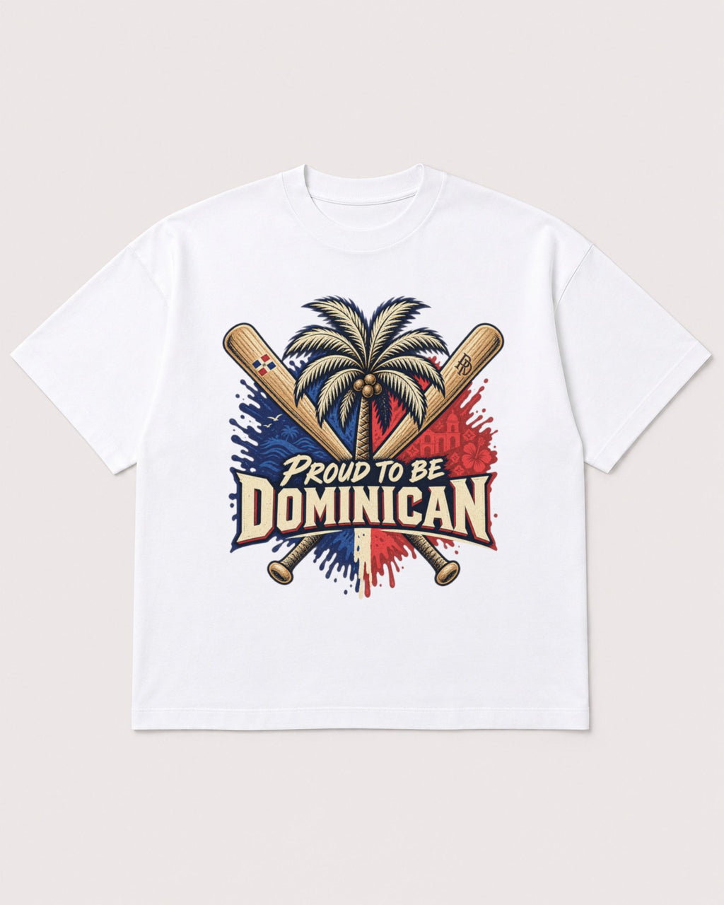 Mockup Boxy Heavyweight Tee White product