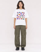 Mockup Boxy Heavyweight Tee White female full-body 02