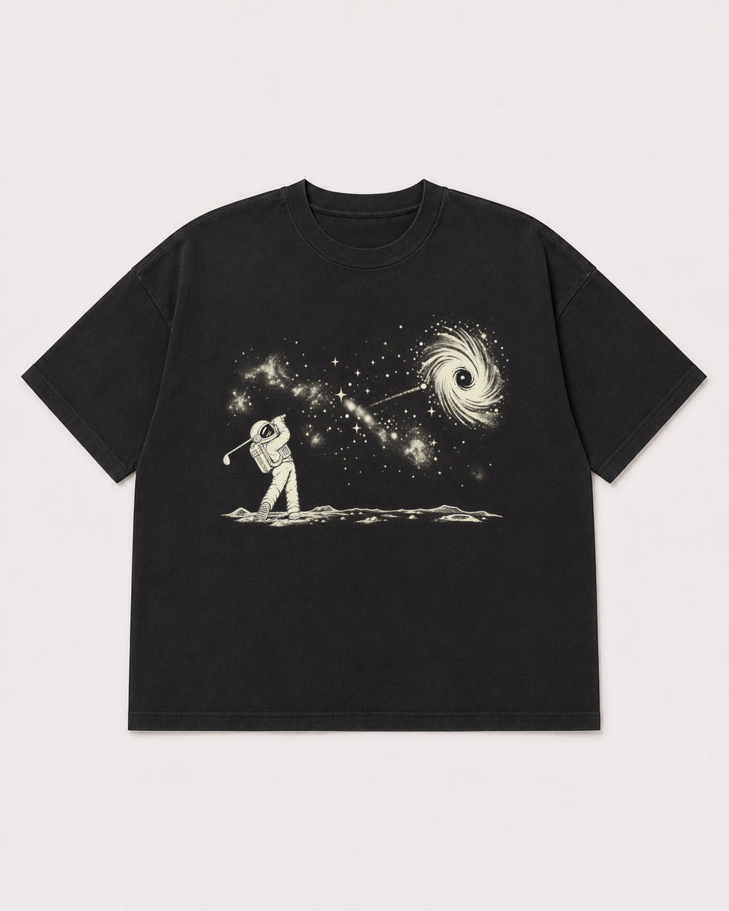 Mockup Boxy Heavyweight Tee Black product