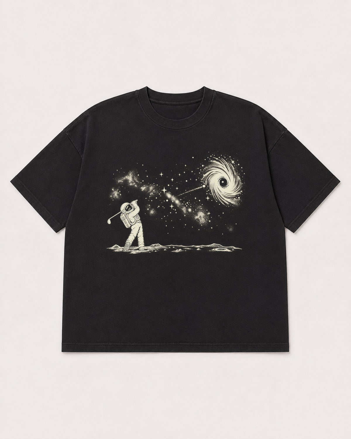 Mockup Boxy Heavyweight Tee Black product