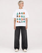 Mockup Boxy Heavyweight Tee White female full-body 48